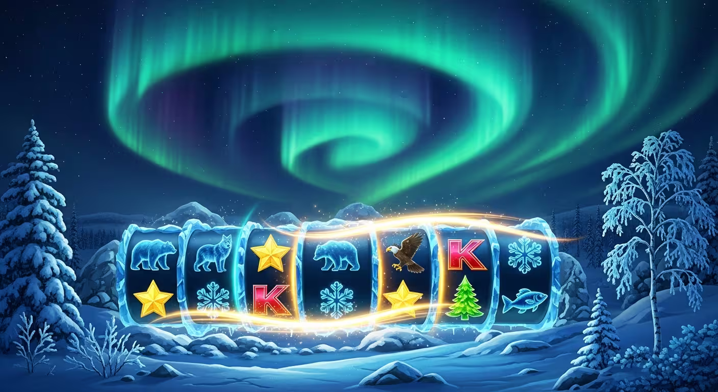 Northern lights and slots in Finnish nature